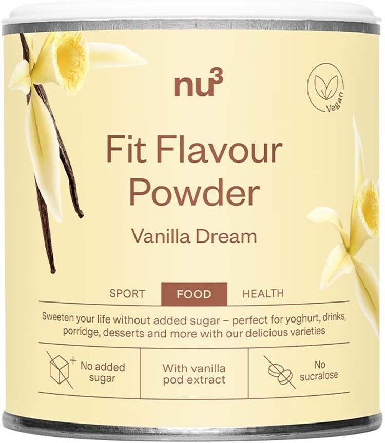 nu3 Fit Flavour Powder Vanilla Dream 150 g Pulver