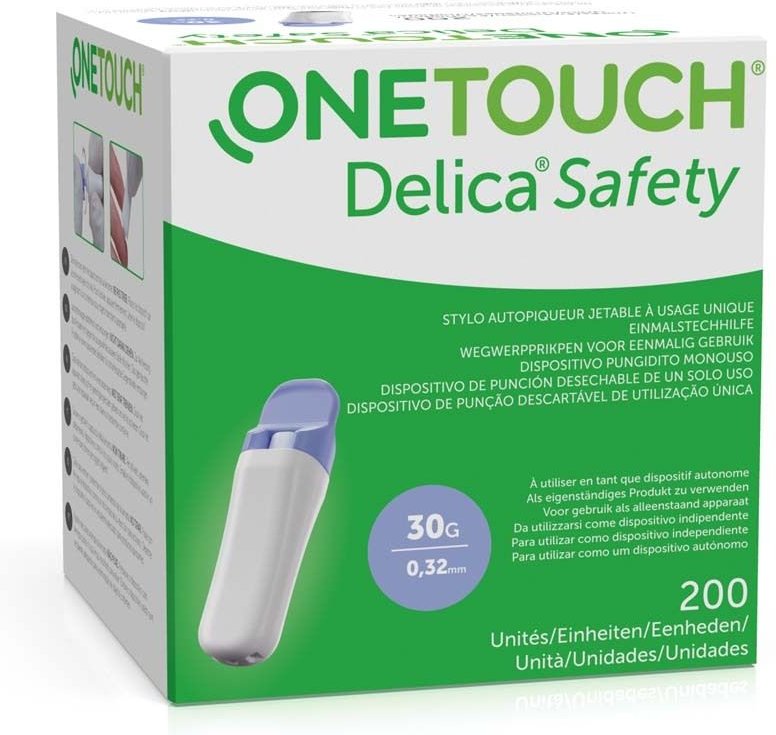 ONE Touch Delica Safety Einmalstechhilfe 30 G 200 St Lanzetten