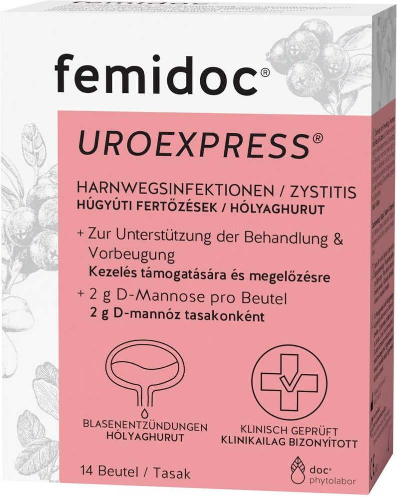 Femidoc Uroexpress Sach 14 St Pulver zur Herstellung einer Lösung zum Einnehmen