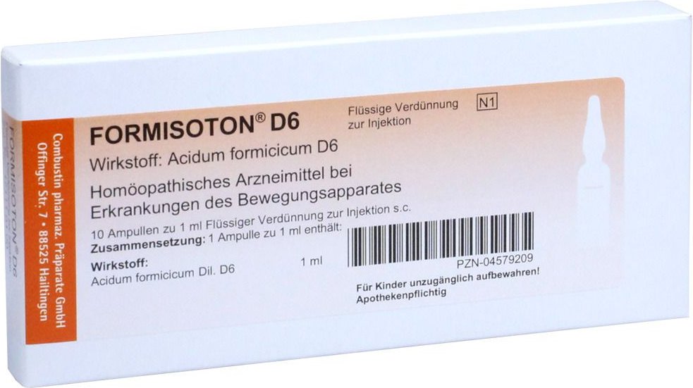 Formisoton D 6 Ampullen 10x1 ml