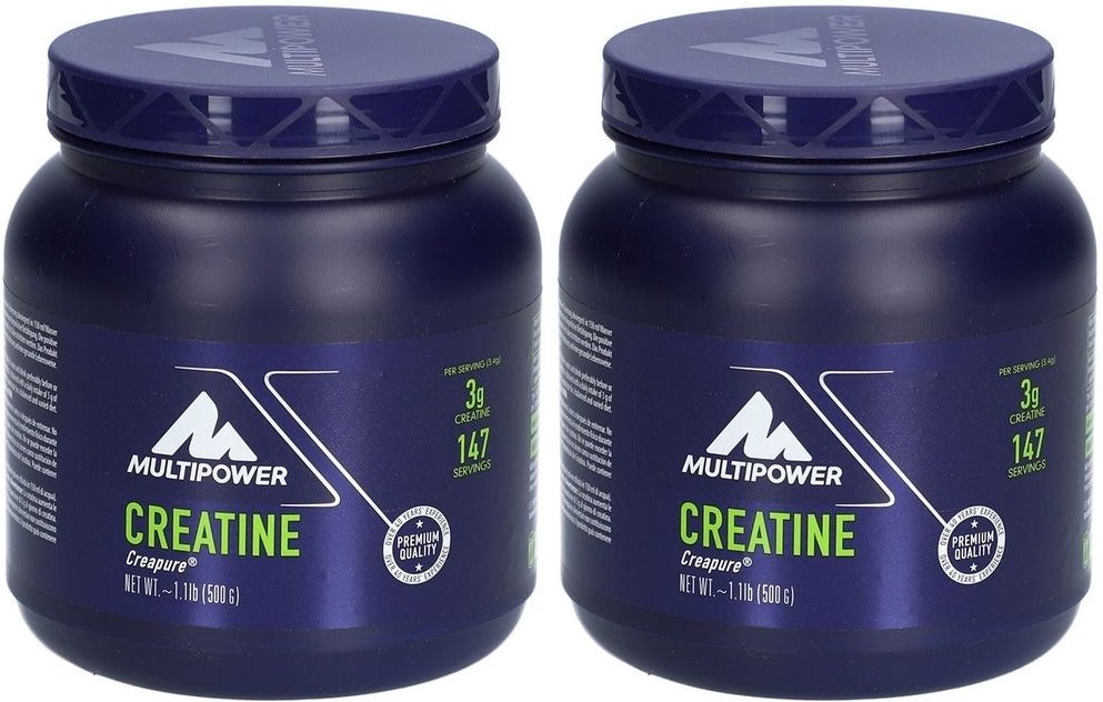 2x Multipower Kreatin Pulver 2x500 g