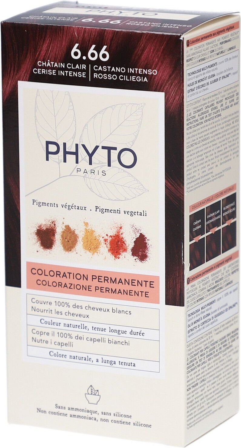 Phytocolor 6.66 intensives kirschrot hellbraun 1 St Emulsion