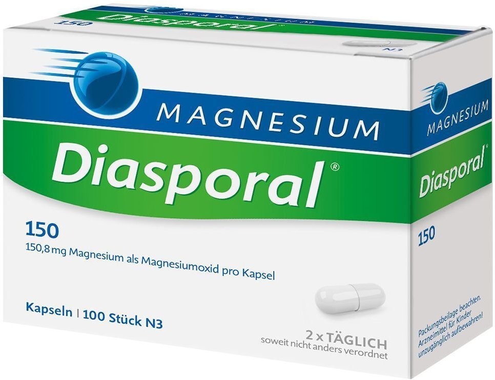 2x Magnesium-Diasporal 150, Kapseln 2x100 St