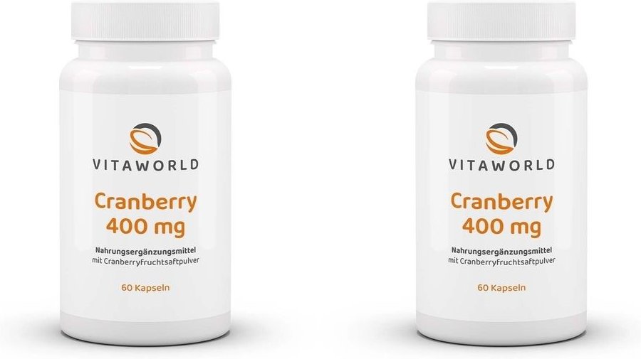 Cranberry 400 mg Kapseln x2 2x60 St