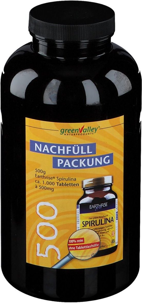 Spirulina Earthrise Nachfüllpackung Tabletten