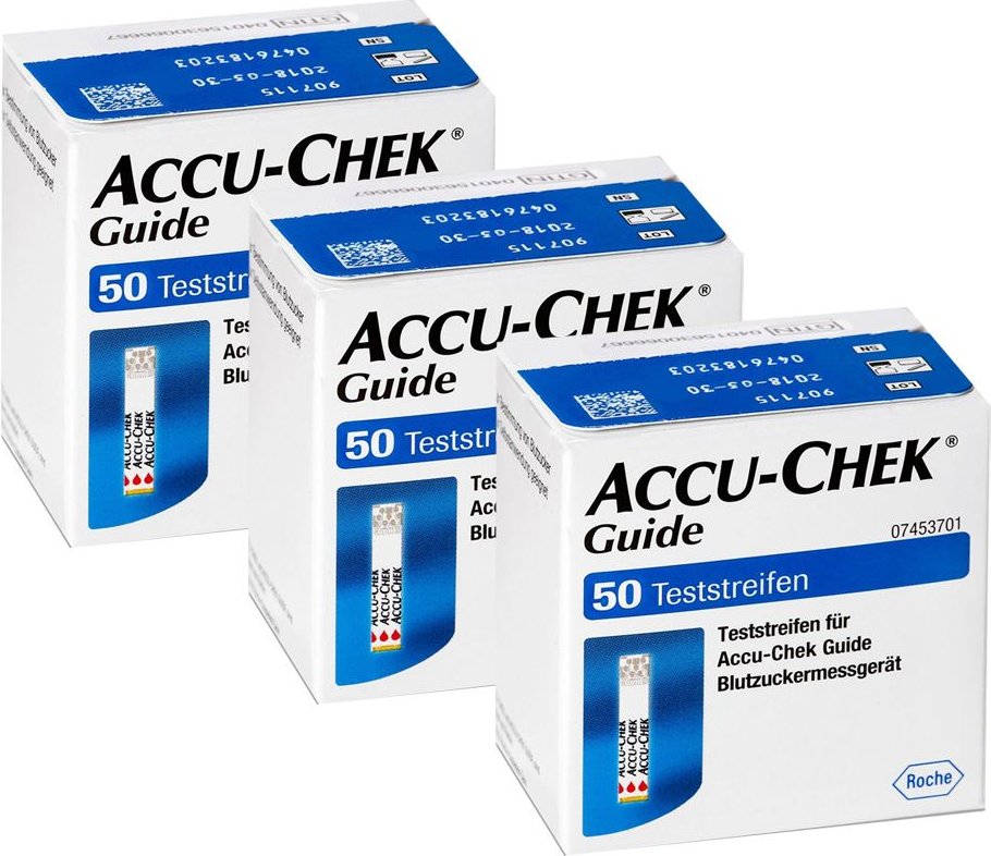 Thumbnail - Accu-Chek Guide Teststreifen 3er-Pack 3x50 St