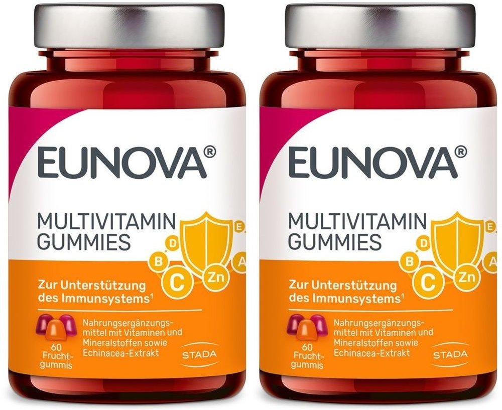 Eunova Multivitamin Gummies 2x 2x60 St Bonbons