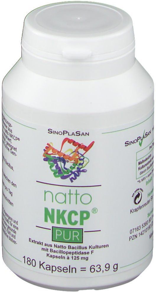 Natto Nkcp PUR 125 mg Kapseln 180 St