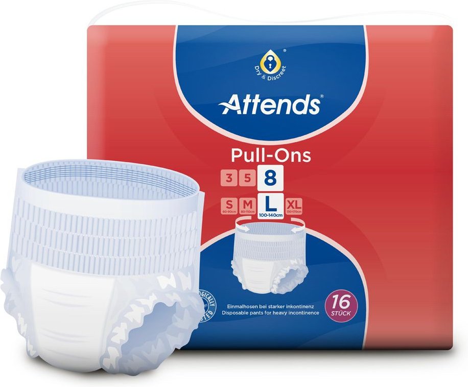 Attends Pull-Ons 8 L 16 St Einweghosen