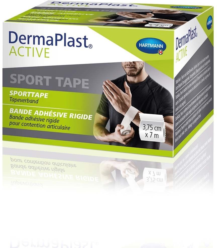 Dermaplast Active Sport Tape 3,75 cmx7 m weiß 1 St Verband
