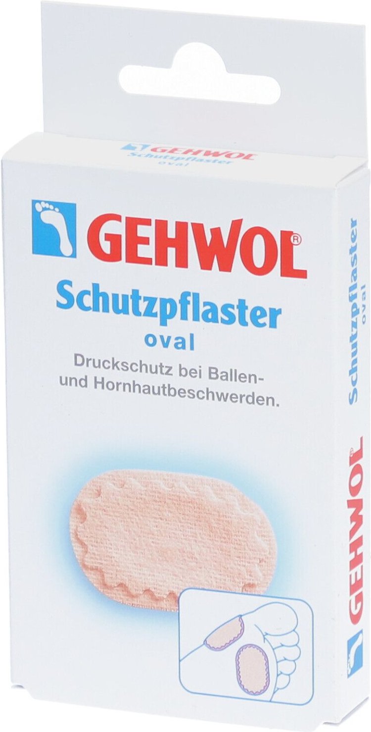 Gehwol Schutzpflaster oval 4 St Pflaster