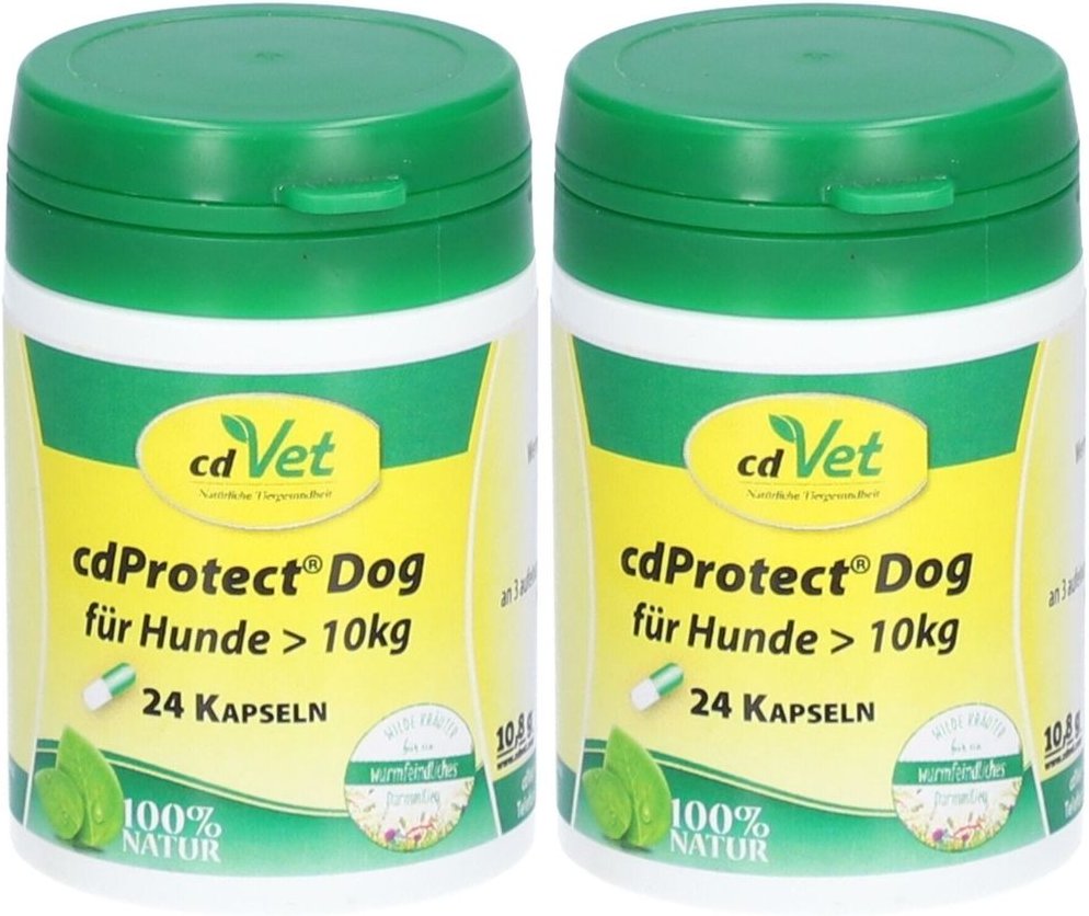 Cdprotect Dog über 10 kg Kapseln 2x 2x24 St