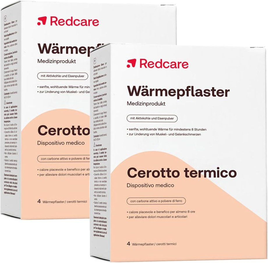 2x Wärmepflaster RedCare 2x4 St Pflaster