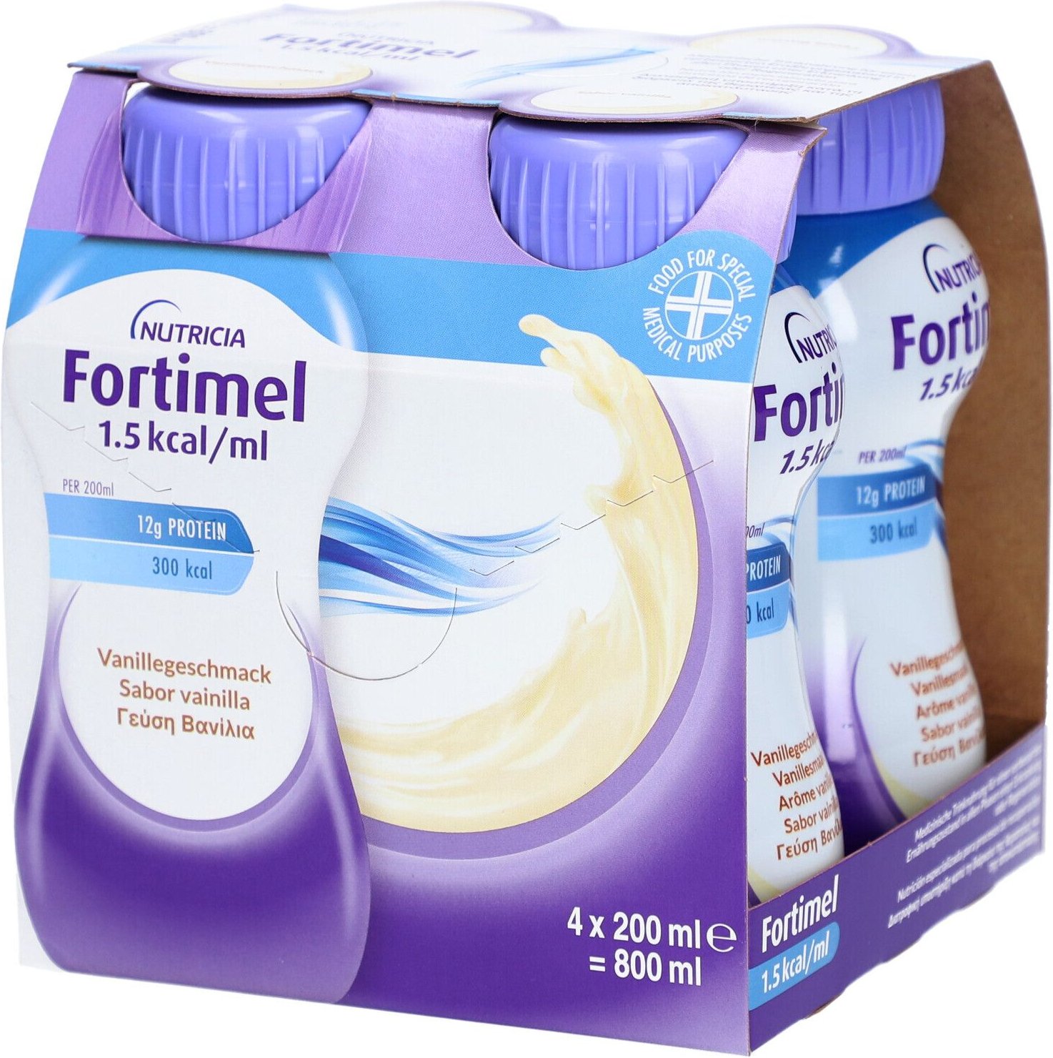 Fortimel 1.5 kcal Vanille 4x200 ml Flüssigkeit