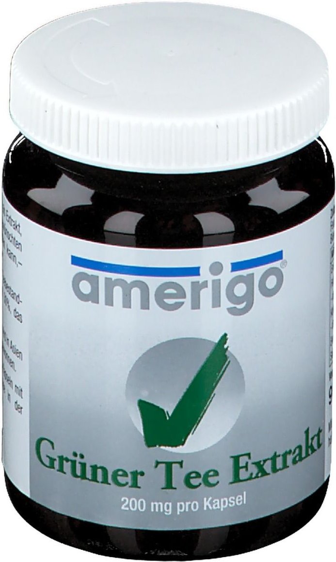 Grüner TEE Extrakt amerigo 200 mg Kapseln 90 St
