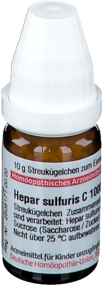 Hepar Sulfuris C 1000 Globuli 10 g