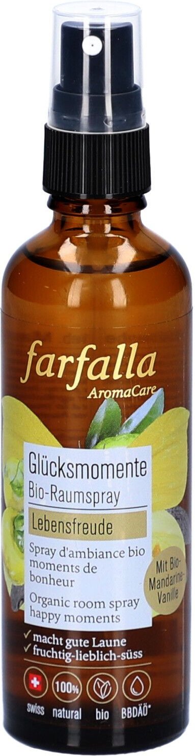 Farfalla Bio-Raumspray Lebensf Vanille-Mand 75 ml Spray
