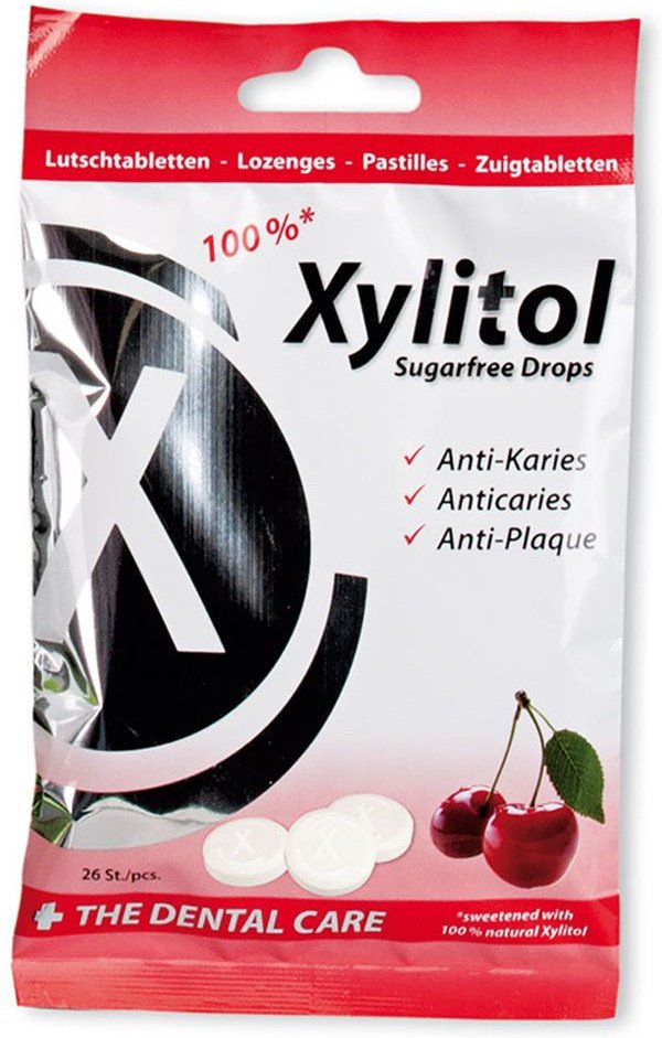 Thumbnail - Miradent Xylitol Drops zuckerfrei Cherry 60 g Bonbons