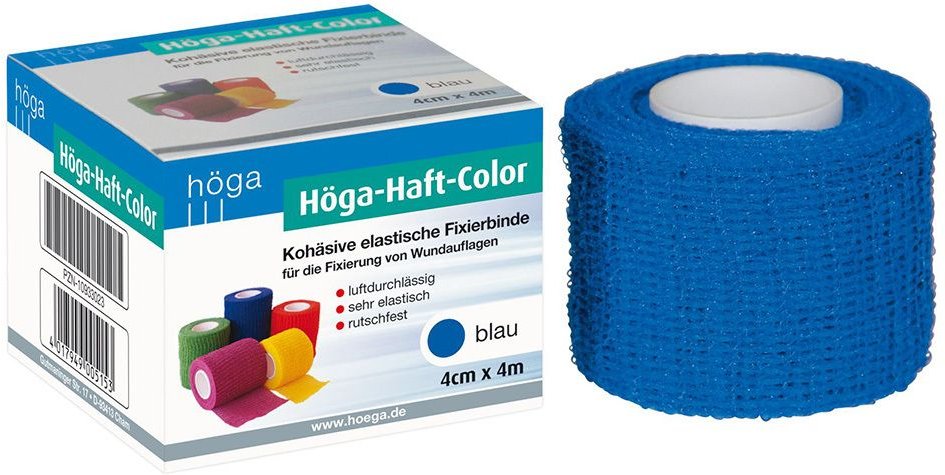 Höga-Haft Color Fixierb.4 cmx4 m blau 1 St Binden