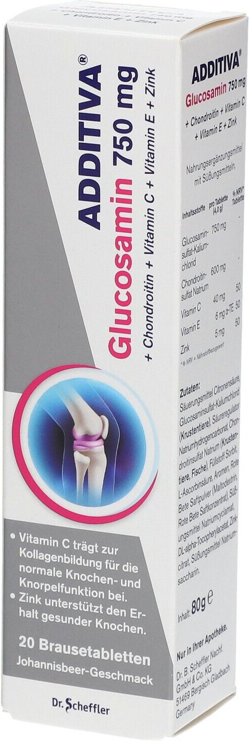 Additiva Glucosamin 750 mg Brausetabletten