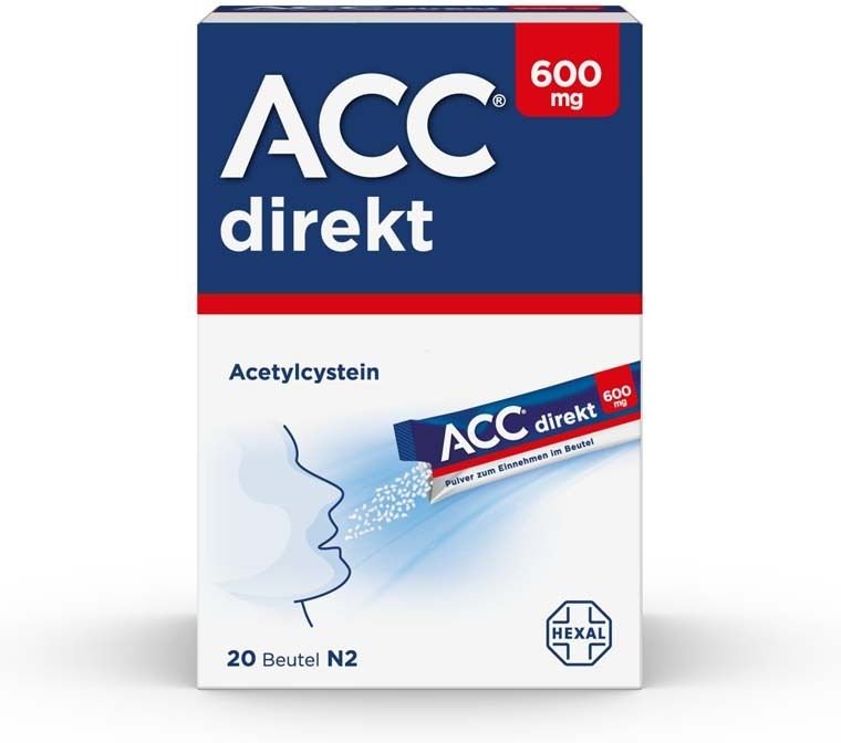 ACC direkt 600 mg Pulver zum Einnehmen im Beutel 20 St