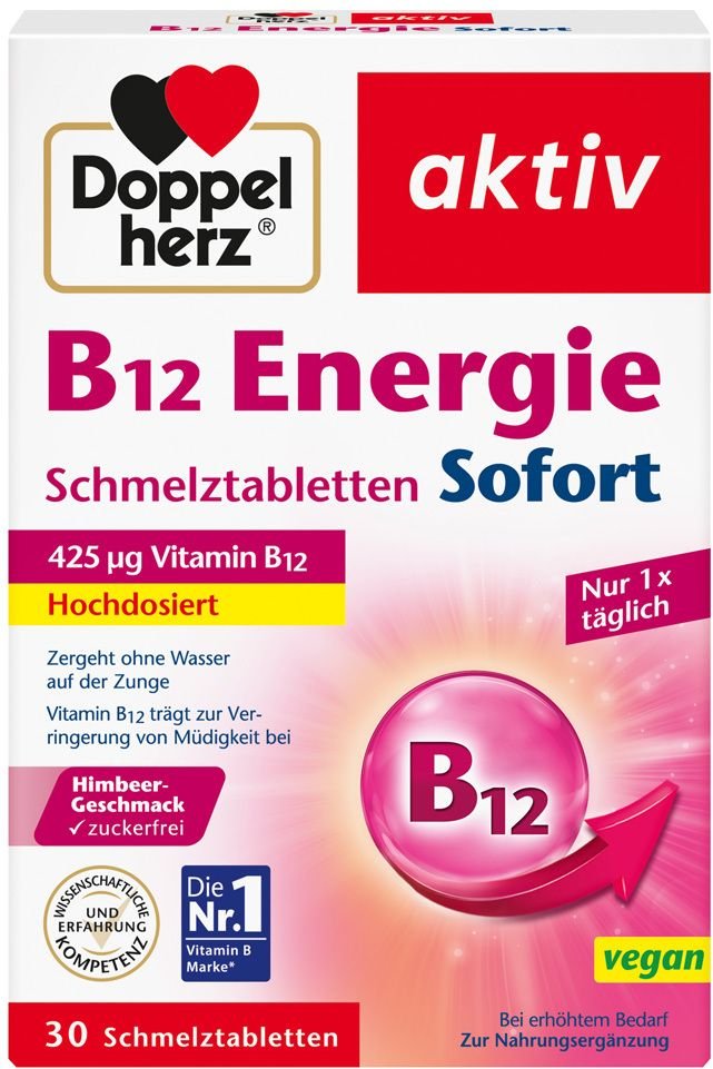 Thumbnail - Doppelherz B12 Energie Sofort Schmelztabletten