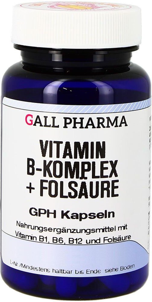 Vitamin B KOMPLEX+Folsäure Kapseln 60 St