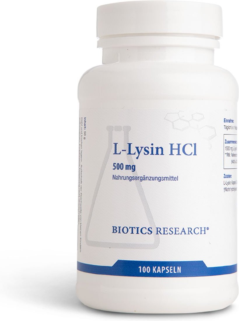 Thumbnail - L-Lysin HCL 500 mg Kapseln 100 St