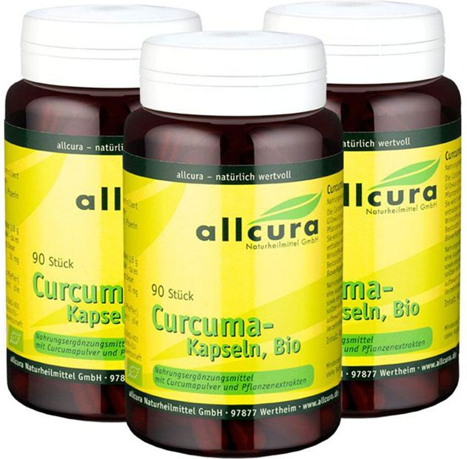 allcura Bio Curcuma 3x90 St Kapseln