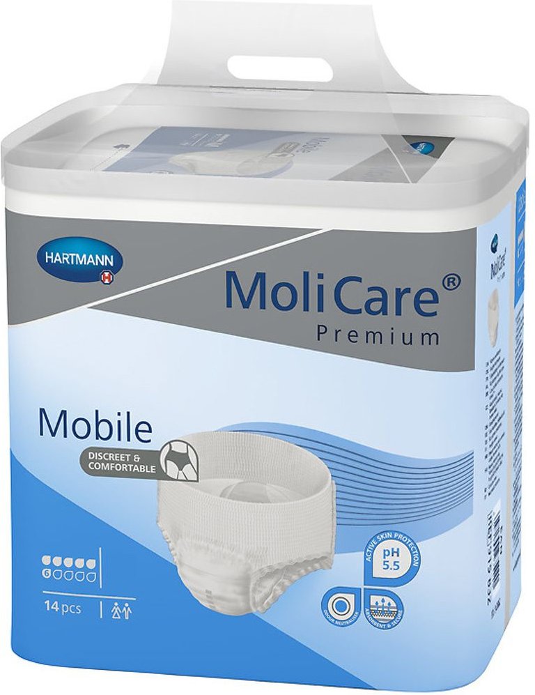 Thumbnail - Molicare Premium Mobile 6 Tropfen Gr.S 14 St Binden