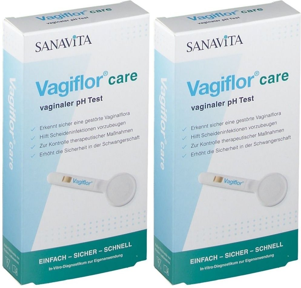 Vagiflor care vaginaler pH Test 2x 2x3 St Teststreifen