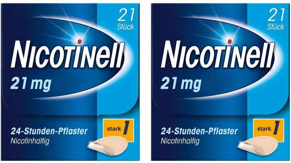 Nicotinell 21 mg/24-Stunden-Pflaster 52,5mg 2x 2x21 St Pflaster transdermal