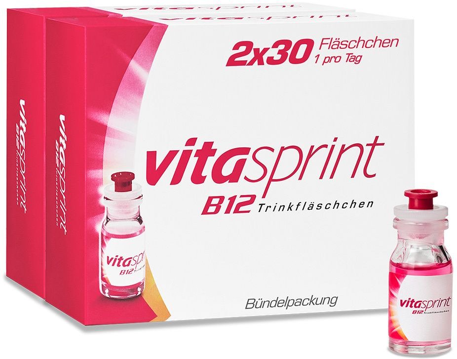 Vitasprint B12 Trinkfläschchen 2x30 St Pulver zur Herstellung einer Lösung zum Einnehmen