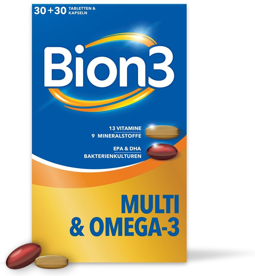 Bion3 Multi+Omega-3 Kombipackung 30 Tabl.+30 Kaps. 1 P