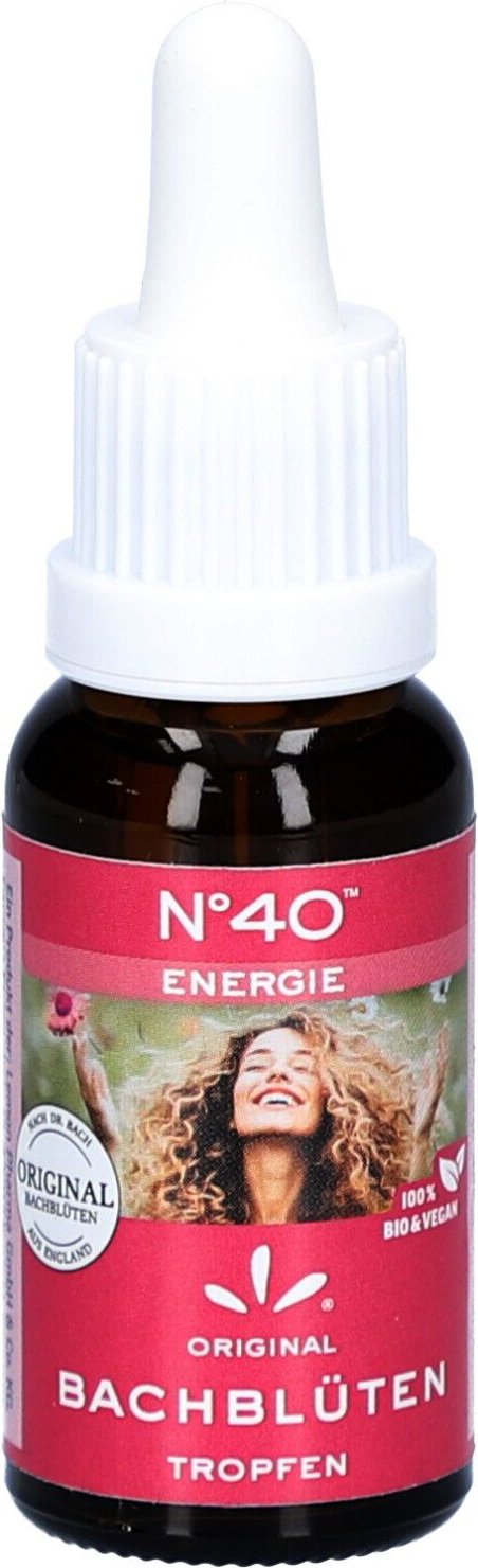 Bachblüten Nr.40 Energie Tropfen 20 ml zum Einnehmen