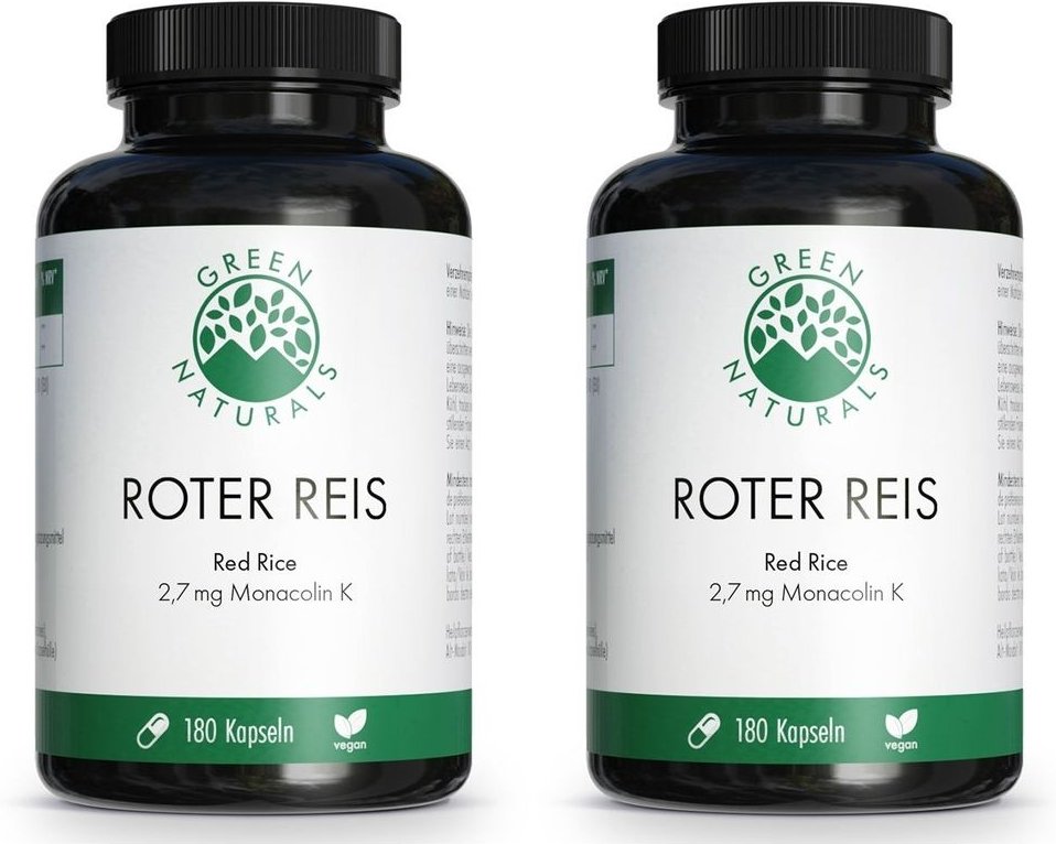 Green Naturals ROT Reis MO x2 2x180 St Kapseln