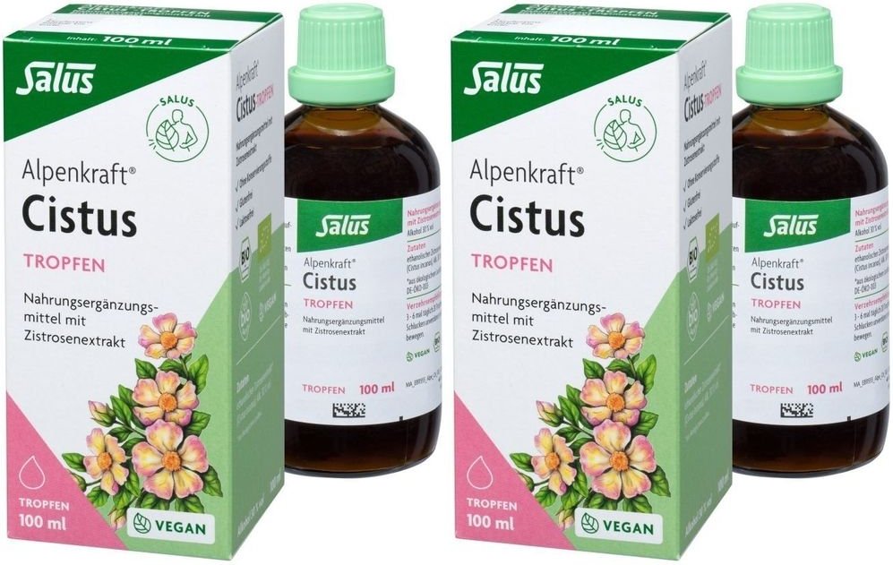 Alpenkraft Cistus-Tropfen Bio Salus 2x 2x100 ml Tropfen