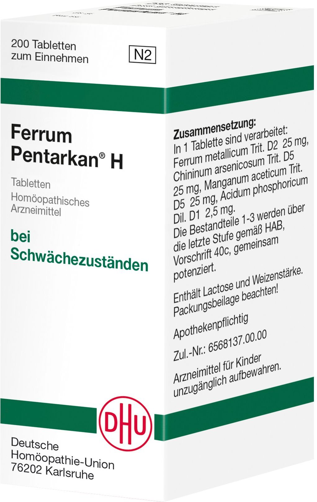 Thumbnail - Ferrum Pentarkan H Tabletten 200 St
