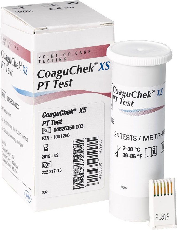 Coaguchek XS PT Test 24 St Teststreifen