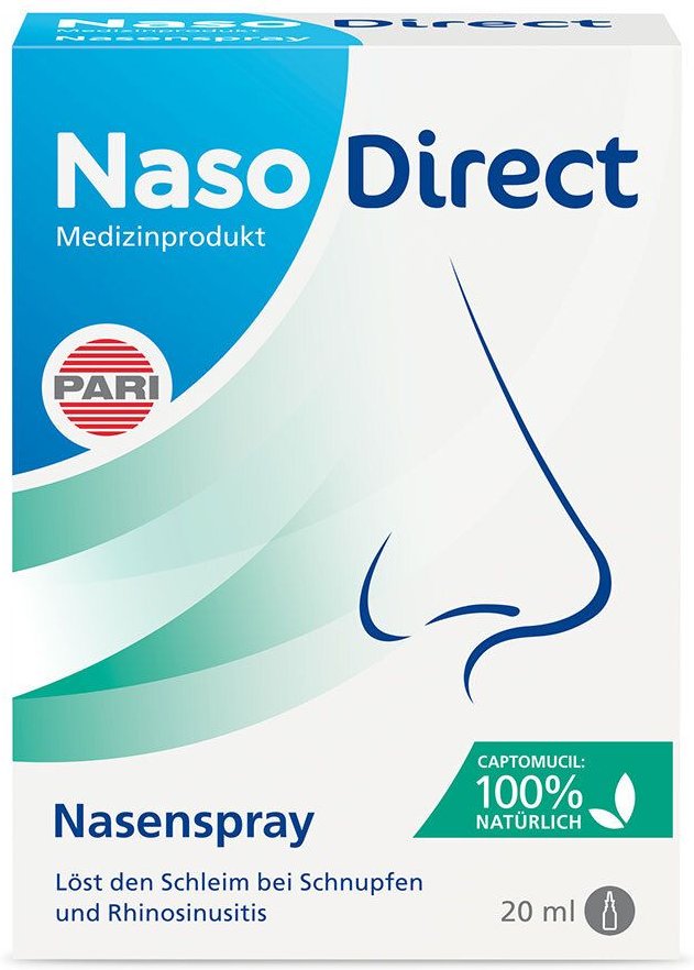 Nasodirect Nasenspray mit Captomucil 20 ml