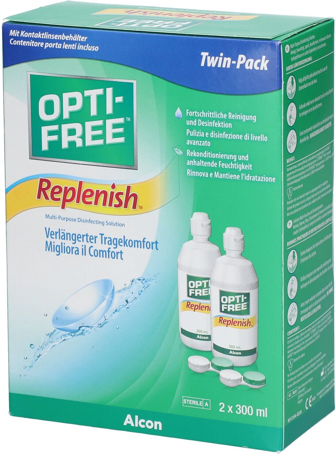 Opti-Free RepleniSH Multifunktions-Desinf.Lsg. 2x300 ml Lösung