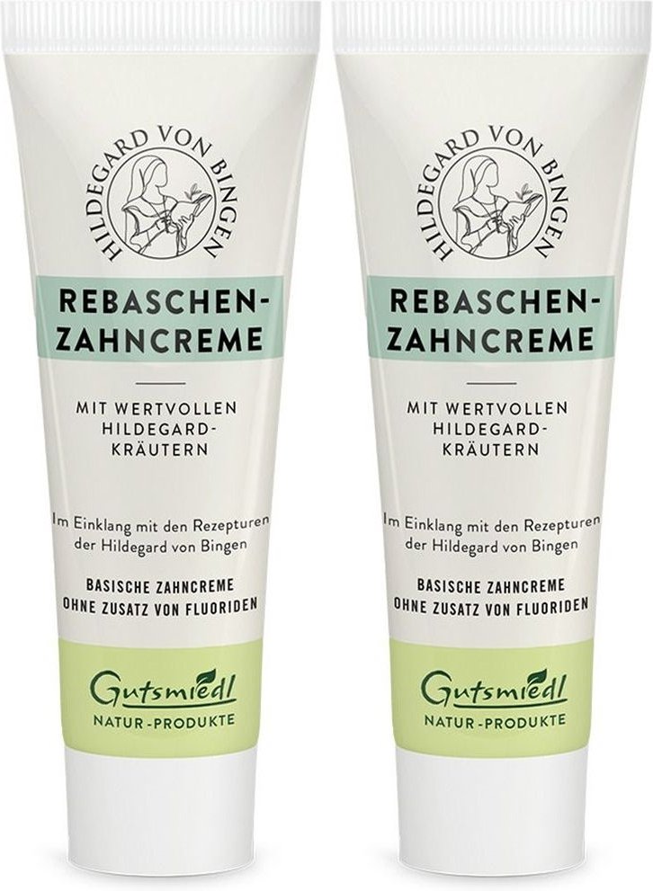 Rebaschen Zahncreme mit Kräutern 2x 2x75 ml Zahnpasta