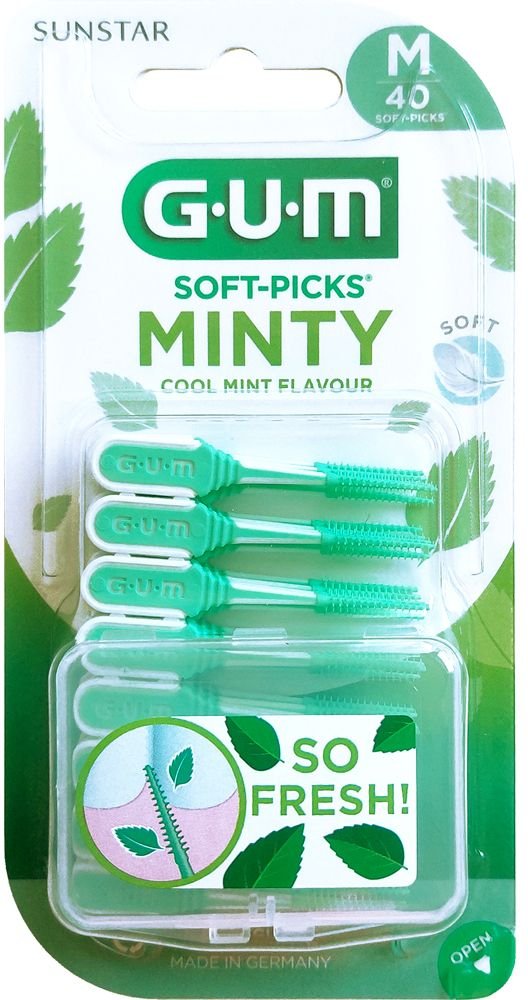 GUM Soft-Picks Minty medium 40 St Zahnbürste