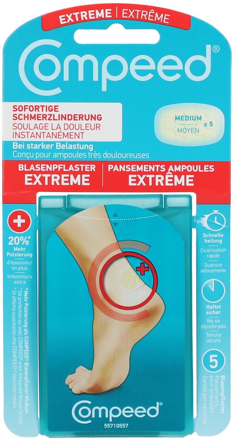Compeed Blasenpflaster extreme 5 St Pflaster