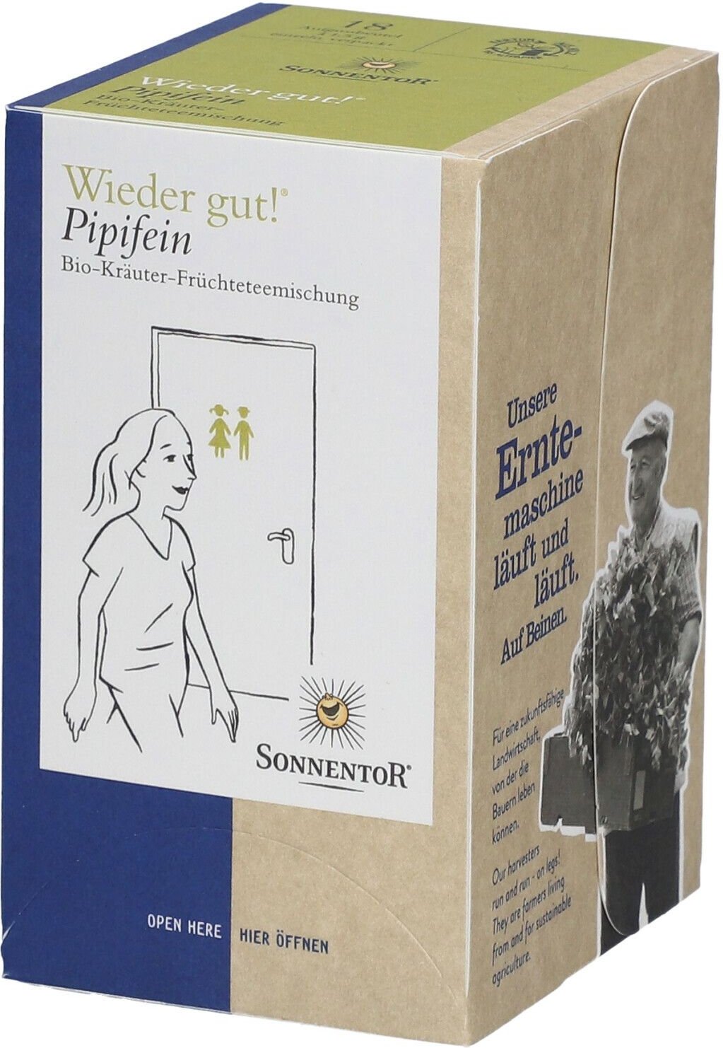 Sonnentor W-Gut TEE Pipifein Bio 18 St Filterbeutel