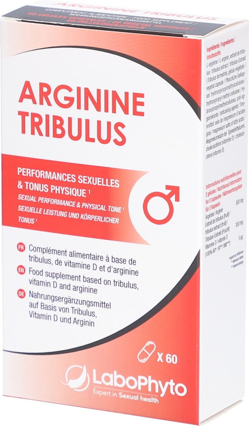 Labophyto Arginine Tribulus Gelu60 60 St Kapseln