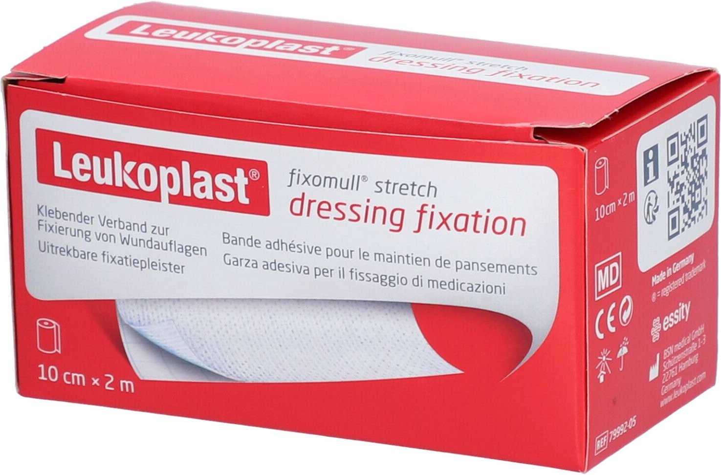 Leukoplast Fixomull stretch 10 cmx2 m 1 St Verband