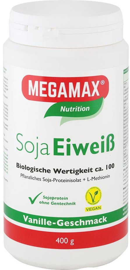 Soja Eiweiss 80+Methionin Vanille Pulver 400 g