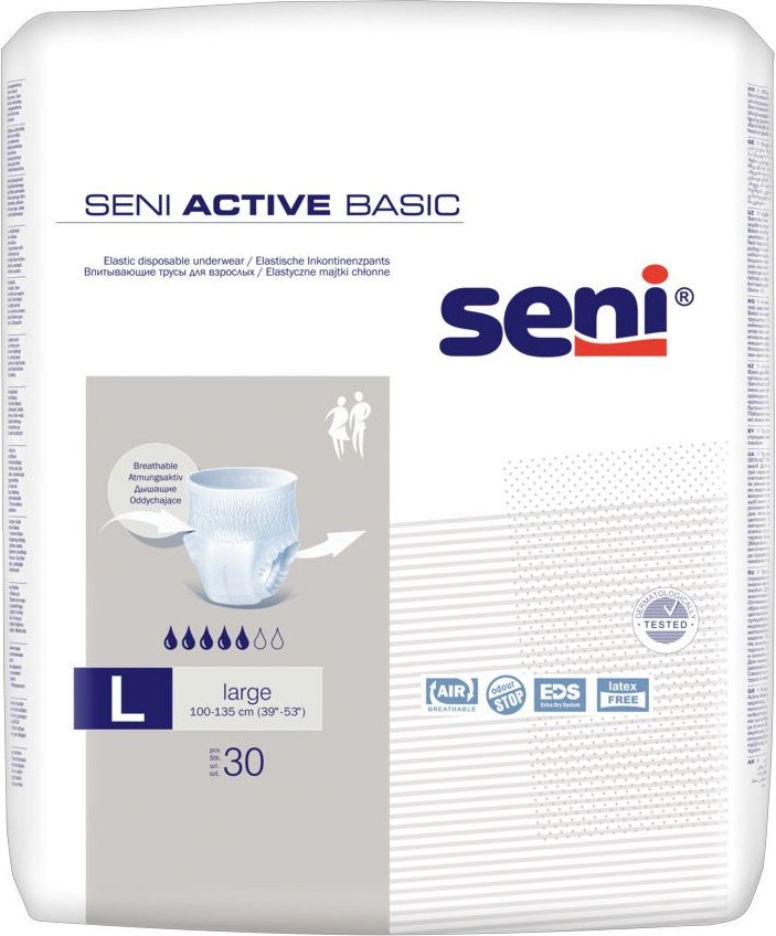 Seni Active Basic Inkontinenzpants L 3x30 St Einweghosen