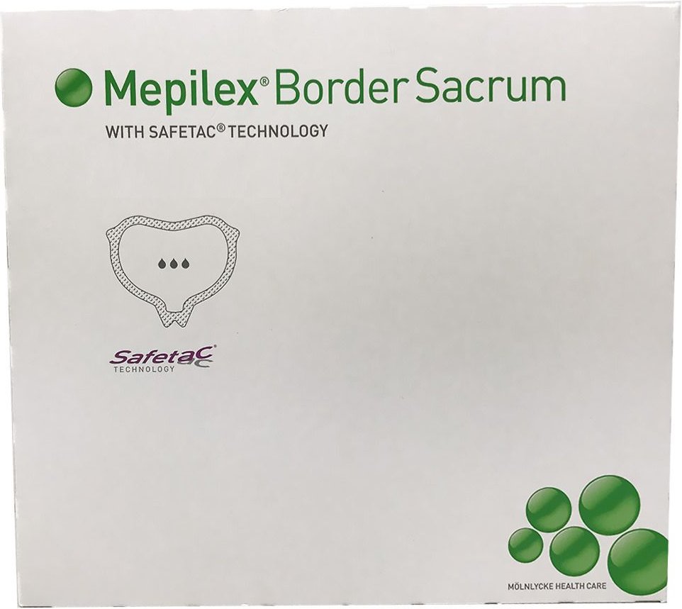Mepilex Border Sacrum Ag Schaumverb.20x20 cm ster. 5 St Verband